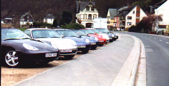 911's along the banks of the Rhein