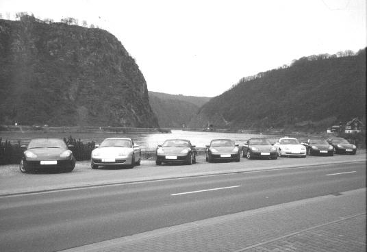 911's along the banks
 of the Rhein