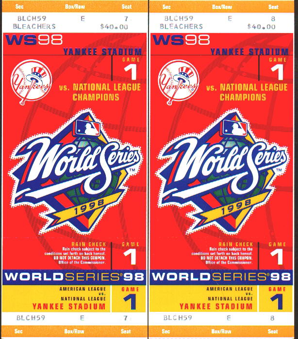 TopOveralls world series tickets photos